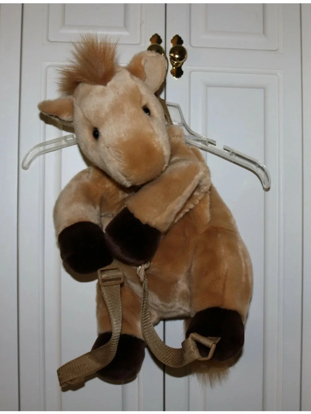 Plush Horse Zippered Backpack by Aurora - 20”